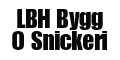 LBH Bygg O Snickeri (logotyp)