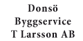 Donsö Byggservice T Larsson AB (logotyp)