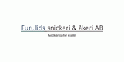 Furulids Snickeri & Åkeri AB (logotyp)